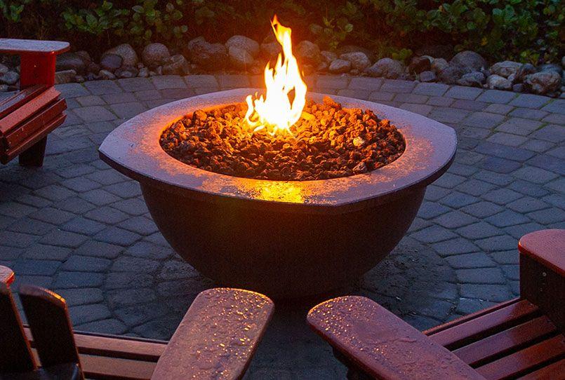 Modern firepit